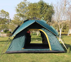 牛津布涂銀拉繩自動帳篷 為戶外野營增添舒適與便捷